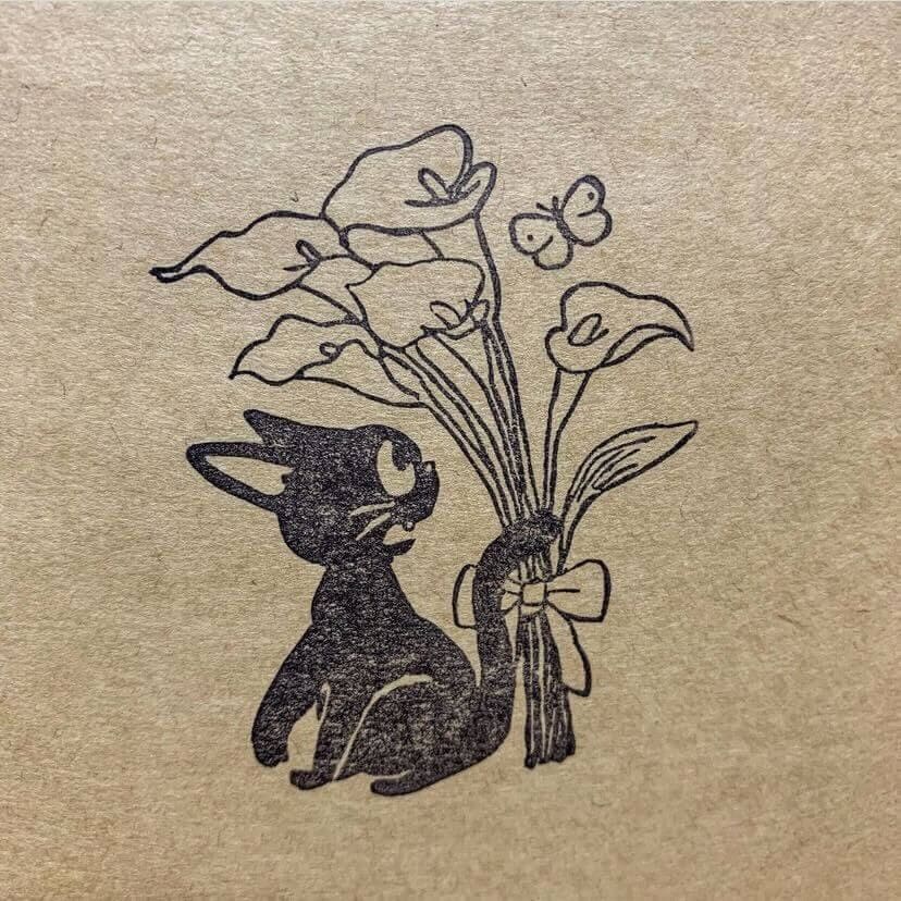 消しゴムはんこ ジジ