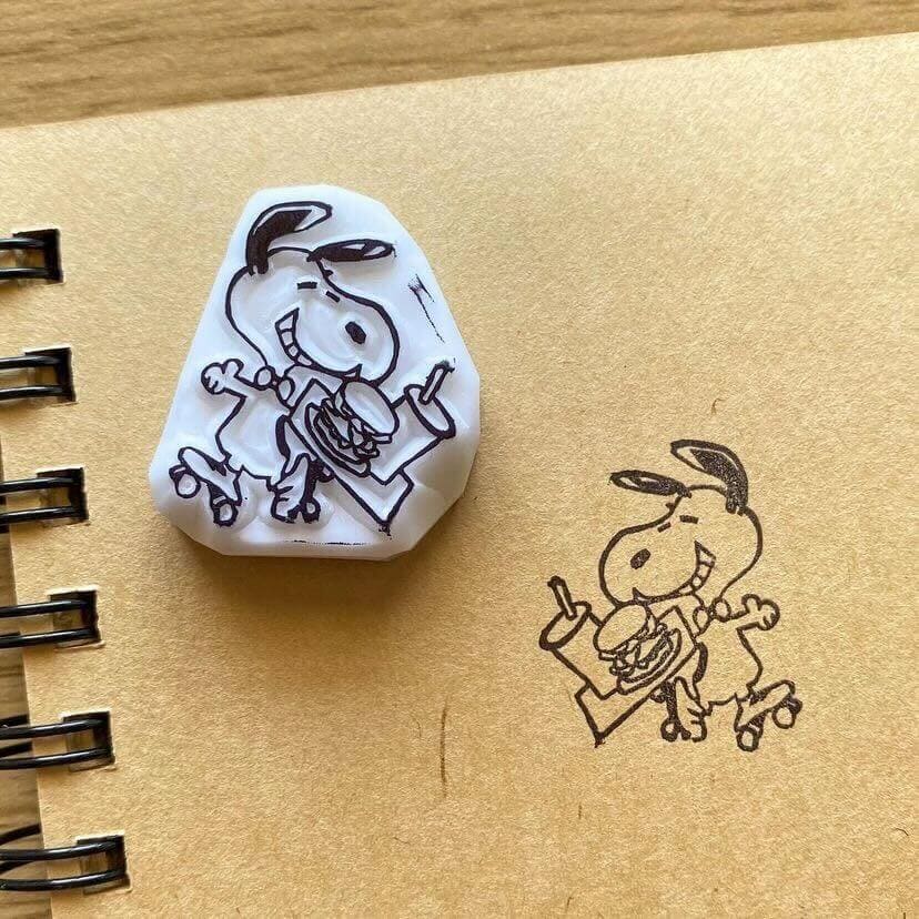 消しゴムはんこ スヌーピー