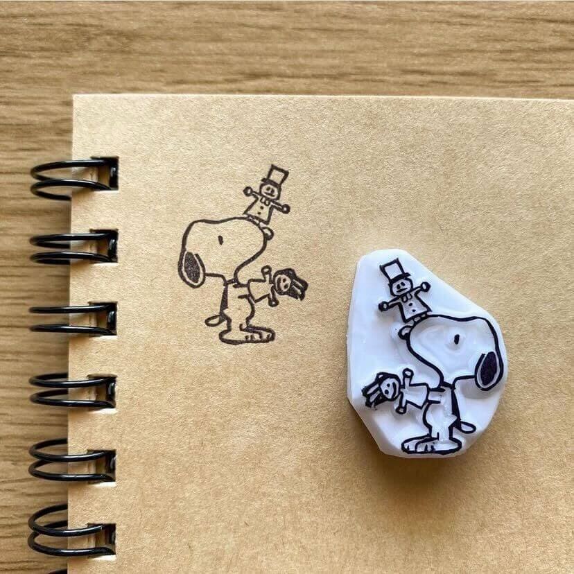 消しゴムはんこ スヌーピー